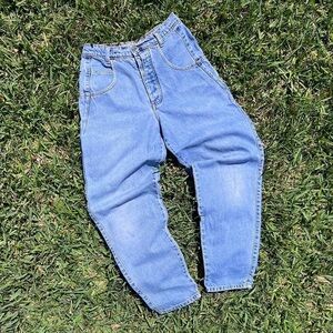 Women's Y2K Boyfriend Style Blue Jeans